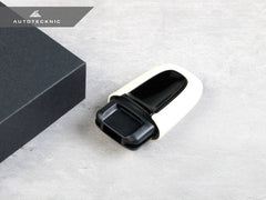 Kies-Motorsports AutoTecknic USA AutoTecknic Painted Ignition Switch - Porsche White / Boxster Models 2013-2023 / Yes - I have the Entry & Drive Option