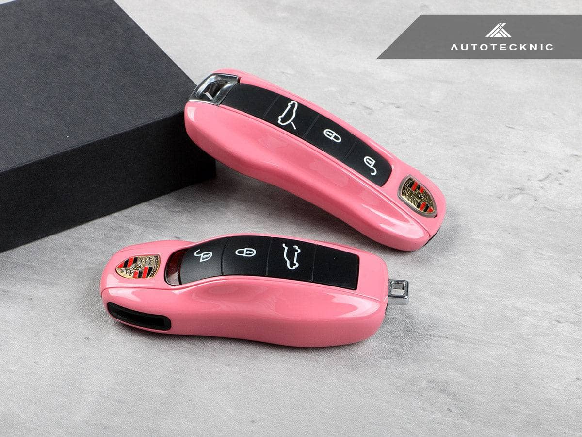Kies-Motorsports AutoTecknic USA AutoTecknic Painted Key Remote Trim - Porsche (G1) Bean Paste Red
