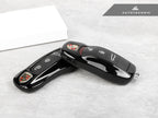 Kies-Motorsports AutoTecknic USA AutoTecknic Painted Key Remote Trim - Porsche (G1) Black