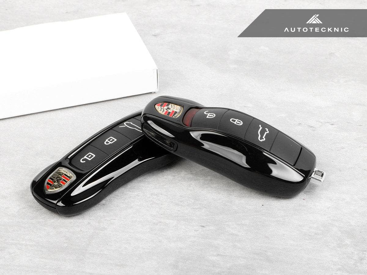 Kies-Motorsports AutoTecknic USA AutoTecknic Painted Key Remote Trim - Porsche (G1) Black