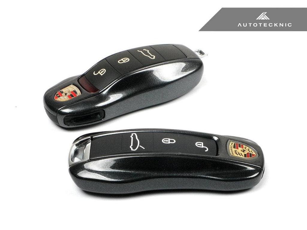 Kies-Motorsports AutoTecknic USA AutoTecknic Painted Key Remote Trim - Porsche (G1) Carbon Gray