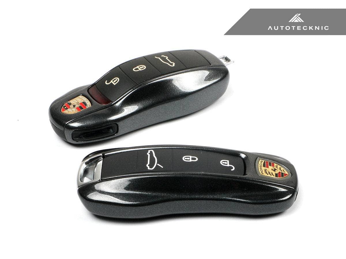Kies-Motorsports AutoTecknic USA AutoTecknic Painted Key Remote Trim - Porsche (G1) Carbon Gray