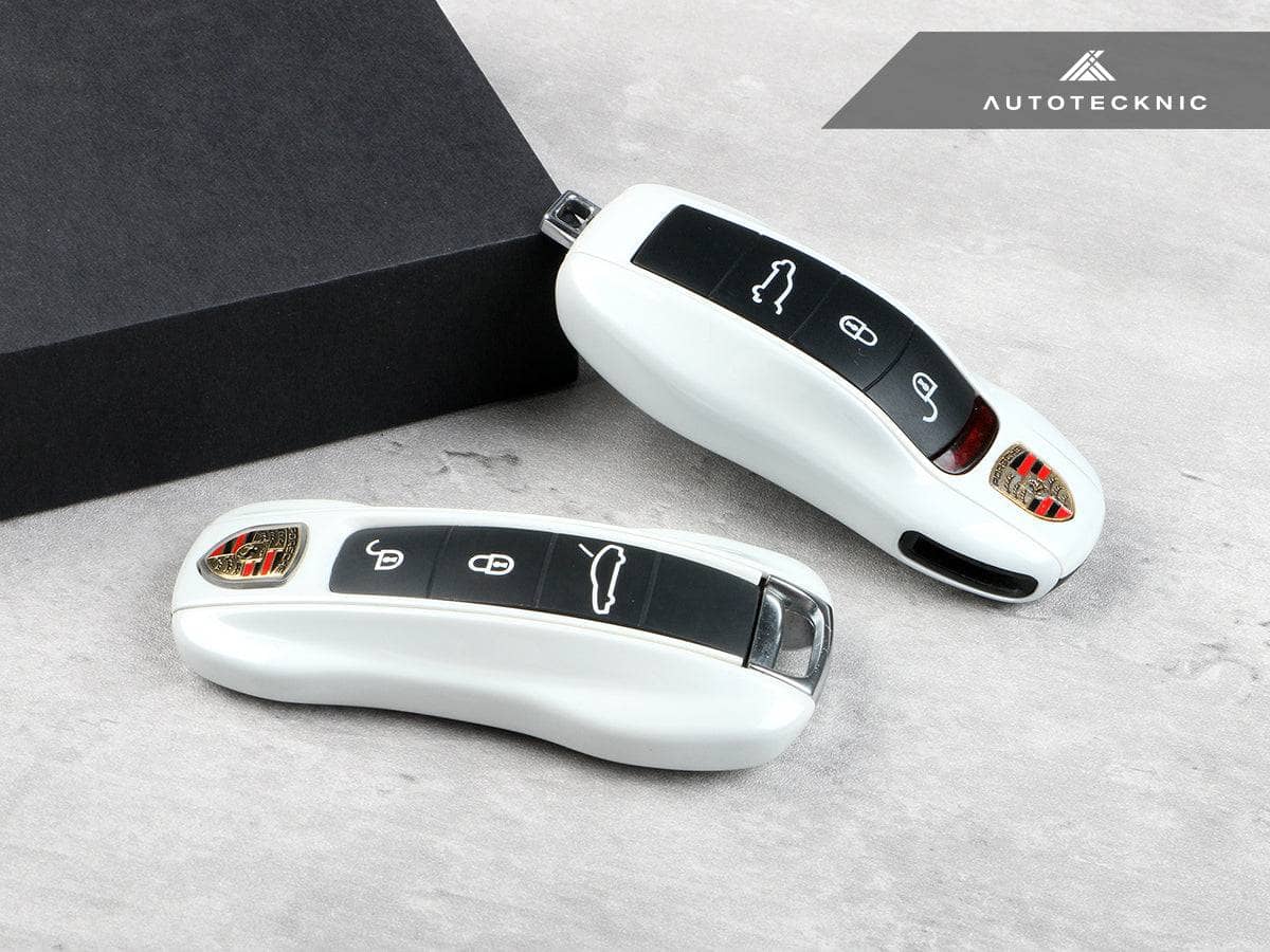 Kies-Motorsports AutoTecknic USA AutoTecknic Painted Key Remote Trim - Porsche (G1) Carrera White
