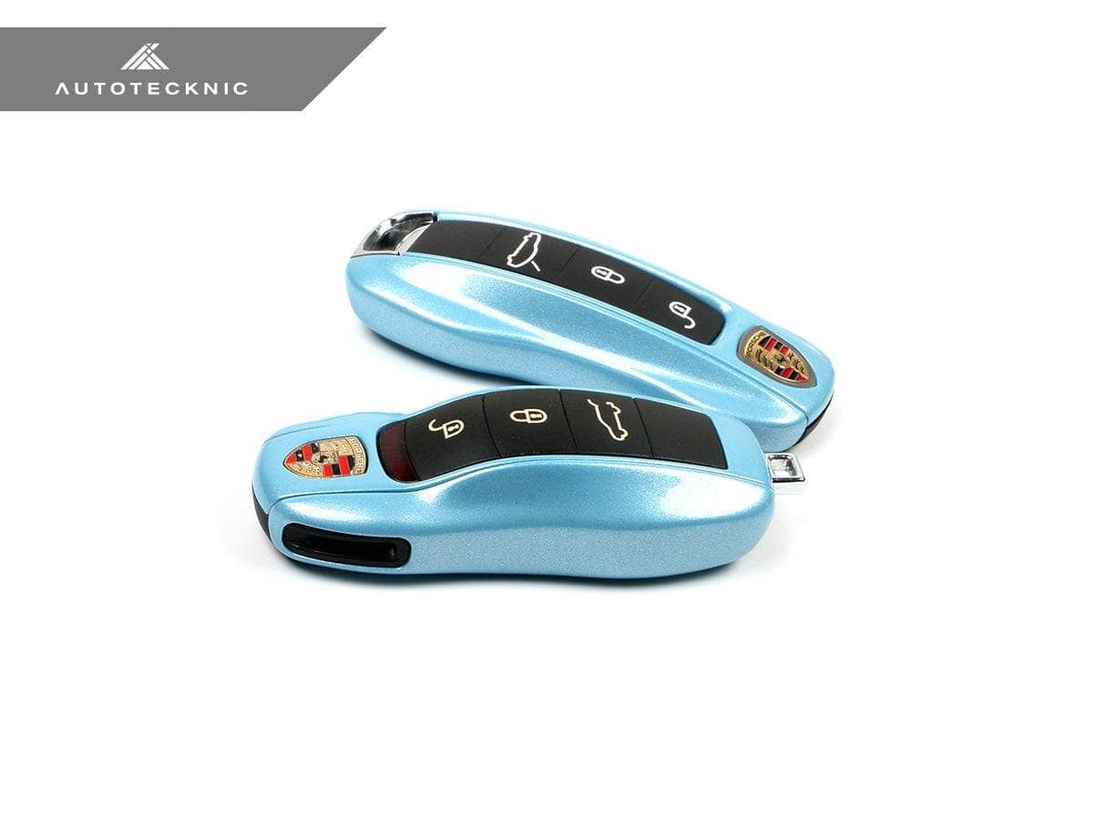 Kies-Motorsports AutoTecknic USA AutoTecknic Painted Key Remote Trim - Porsche (G1) Frozen Blue