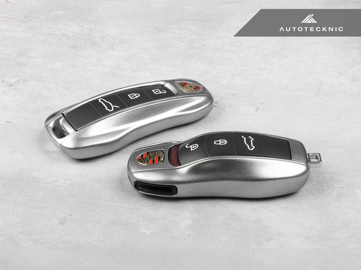 Kies-Motorsports AutoTecknic USA AutoTecknic Painted Key Remote Trim - Porsche (G1) GT Silver