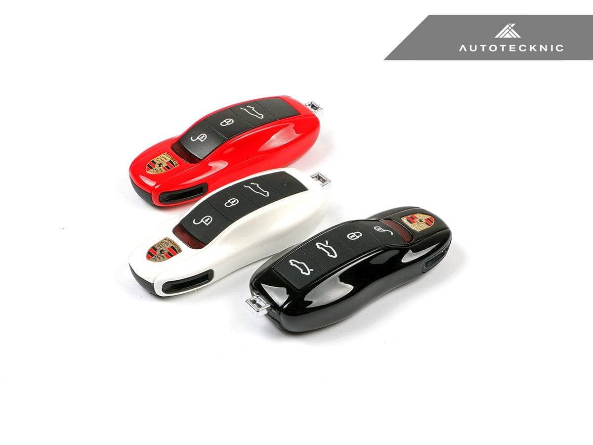 Kies-Motorsports AutoTecknic USA AutoTecknic Painted Key Remote Trim - Porsche (G1) Guards Red