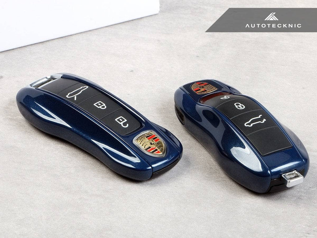 Kies-Motorsports AutoTecknic USA AutoTecknic Painted Key Remote Trim - Porsche (G1) Midnight Blue