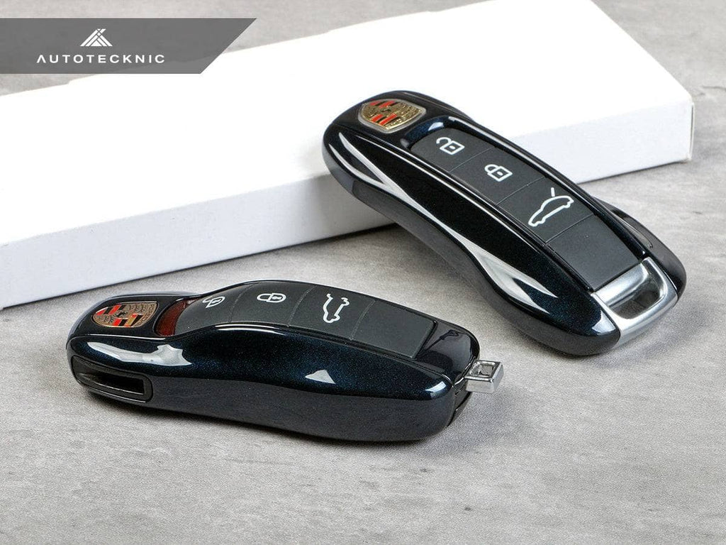 Kies-Motorsports AutoTecknic USA AutoTecknic Painted Key Remote Trim - Porsche (G1) Moonlight Blue
