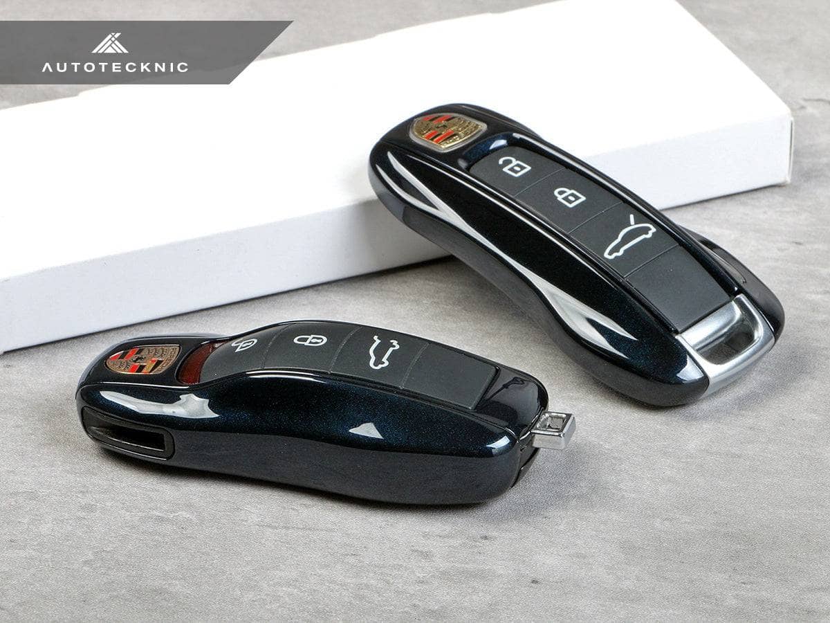 Kies-Motorsports AutoTecknic USA AutoTecknic Painted Key Remote Trim - Porsche (G1) Moonlight Blue