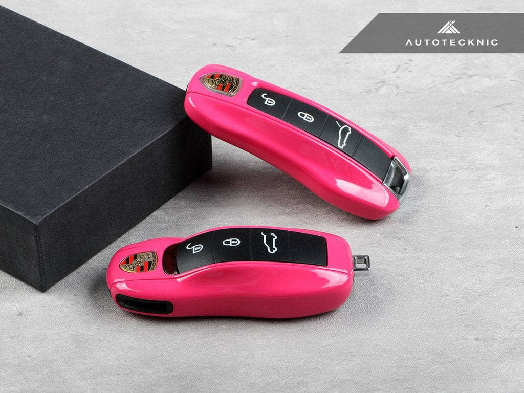 Kies-Motorsports AutoTecknic USA AutoTecknic Painted Key Remote Trim - Porsche (G1) Rose Red