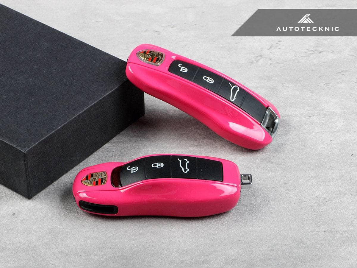 Kies-Motorsports AutoTecknic USA AutoTecknic Painted Key Remote Trim - Porsche (G1) Rose Red