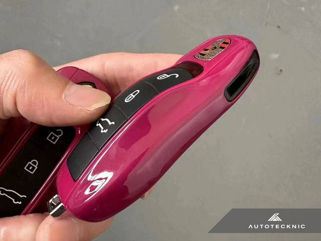 Kies-Motorsports AutoTecknic USA AutoTecknic Painted Key Remote Trim - Porsche (G1) Ruby Star