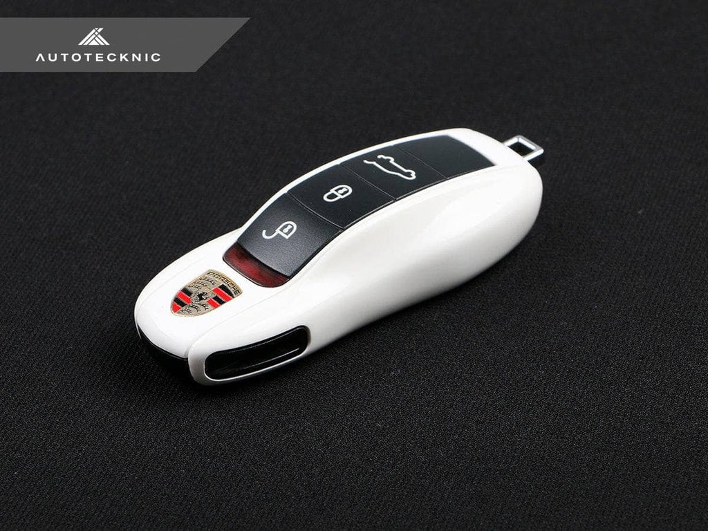 Kies-Motorsports AutoTecknic USA AutoTecknic Painted Key Remote Trim - Porsche (G1) White