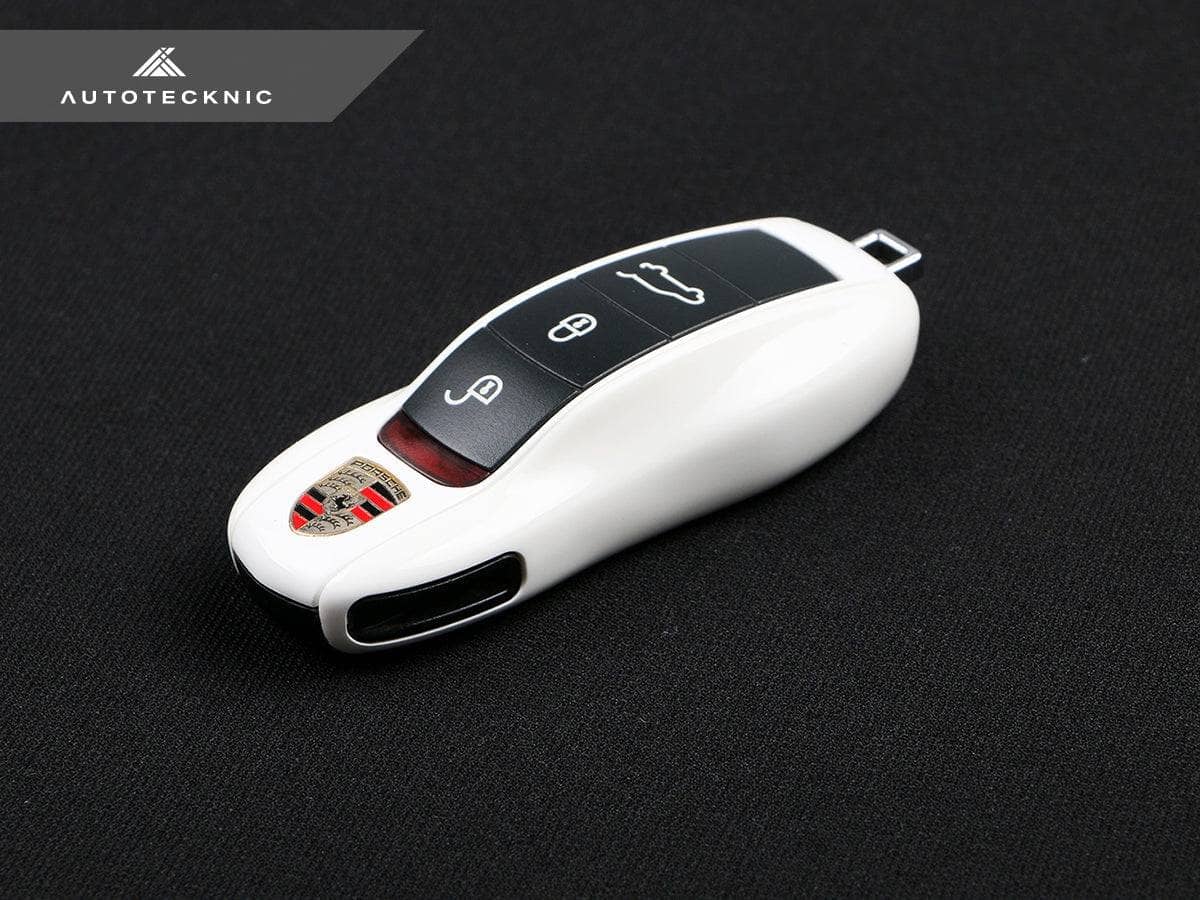 Kies-Motorsports AutoTecknic USA AutoTecknic Painted Key Remote Trim - Porsche (G1) White