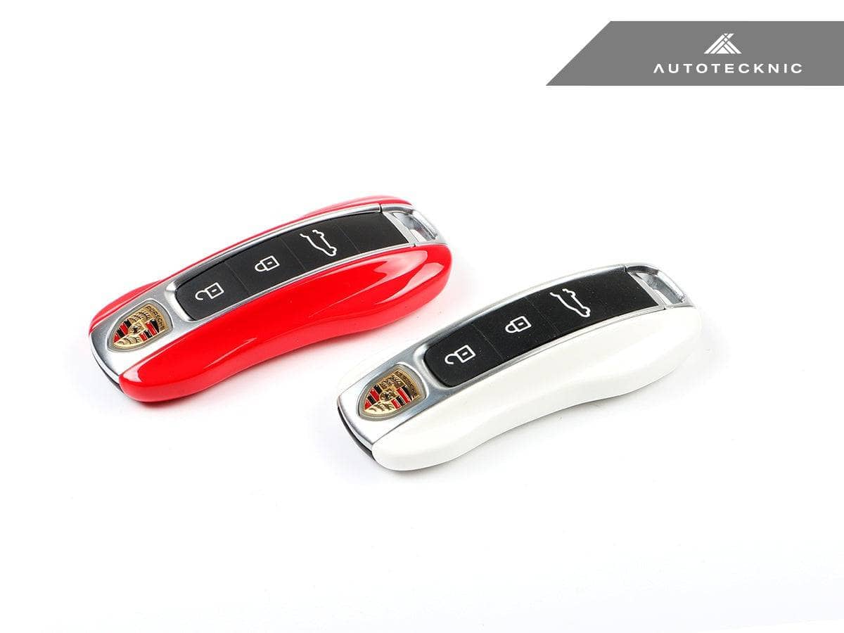 Kies-Motorsports AutoTecknic USA AutoTecknic Painted Key Remote Trim - Porsche (G2) White