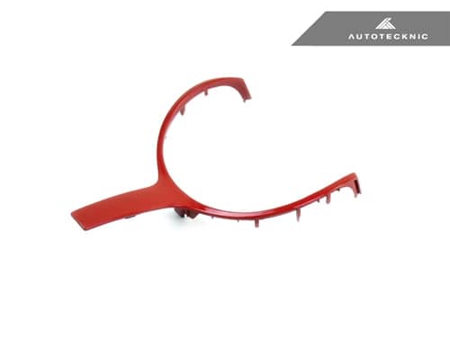Kies-Motorsports AutoTecknic USA AutoTecknic Painted M-Sport Steering Wheel Trim - F22/ F30/ F32/ F06/ F12/ F13/ F15 X5 M-Sport Melbourne Red Metallic / F20 1-Series