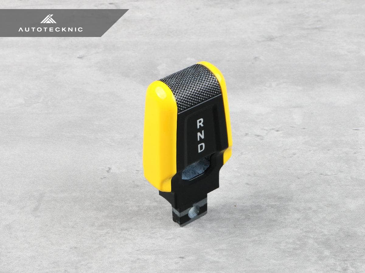 Kies-Motorsports AutoTecknic USA AutoTecknic Painted PDK Shift Lever Trim - Porsche 992 Racing Yellow