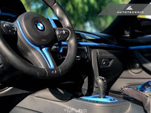 Kies-Motorsports AutoTecknic USA AutoTecknic Painted Steering Wheel Trim - F87 M2 | F80 M3 | F82/ F83 M4 | F10 M5 LCI | F06/ F12/ F13 M6
