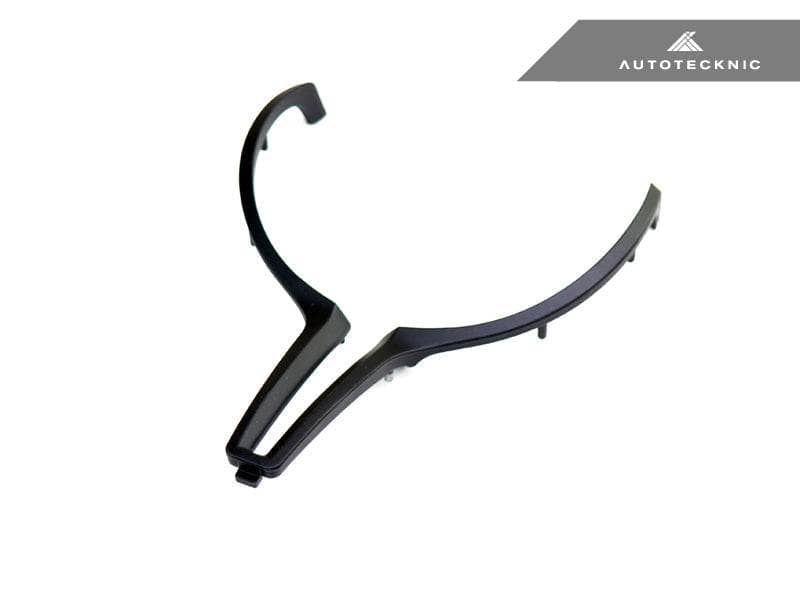 Kies-Motorsports AutoTecknic USA AutoTecknic Painted Steering Wheel Trim - F87 M2 | F80 M3 | F82/ F83 M4 | F10 M5 LCI | F06/ F12/ F13 M6 F87 M2 / Stealth Black / No