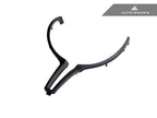 Kies-Motorsports AutoTecknic USA AutoTecknic Painted Steering Wheel Trim - F87 M2 | F80 M3 | F82/ F83 M4 | F10 M5 LCI | F06/ F12/ F13 M6 F87 M2 / Stealth Black / No