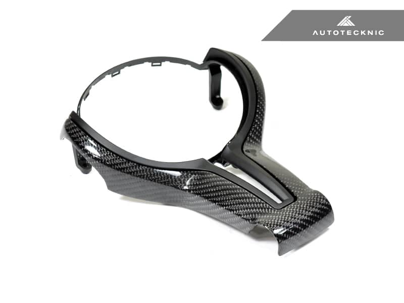 Kies-Motorsports AutoTecknic USA AutoTecknic Painted Steering Wheel Trim - F87 M2 | F80 M3 | F82/ F83 M4 | F10 M5 LCI | F06/ F12/ F13 M6 F87 M2 / Stealth Black / Yes - Add Carbon Fiber Trim Cover (ATK-BM-0283)