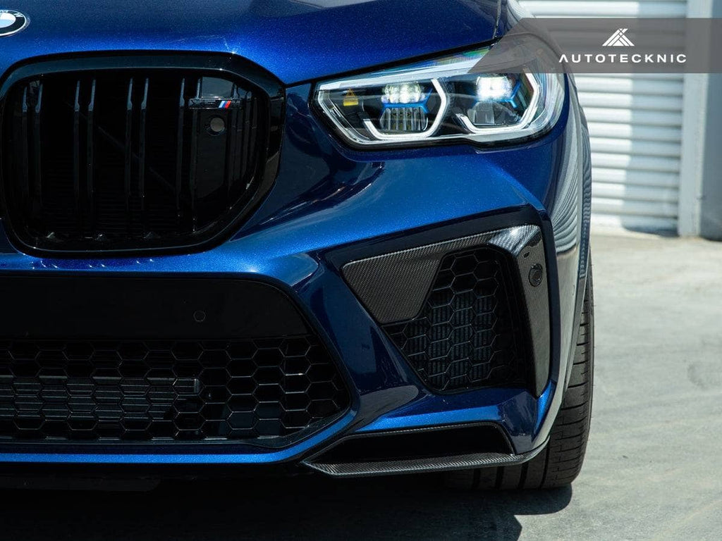 Kies-Motorsports AutoTecknic USA AutoTecknic Performance Dry Carbon Bumper Trim Set - F95 X5M