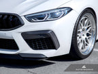 Kies-Motorsports AutoTecknic USA AutoTecknic Performance Dry Carbon Bumper Trim Set - F9X M8