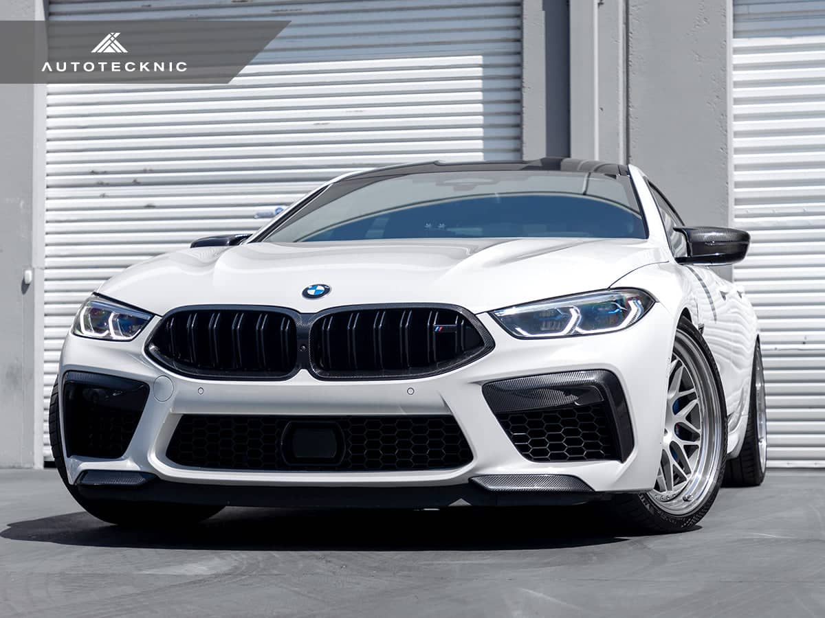 Kies-Motorsports AutoTecknic USA AutoTecknic Performance Dry Carbon Bumper Trim Set - F9X M8