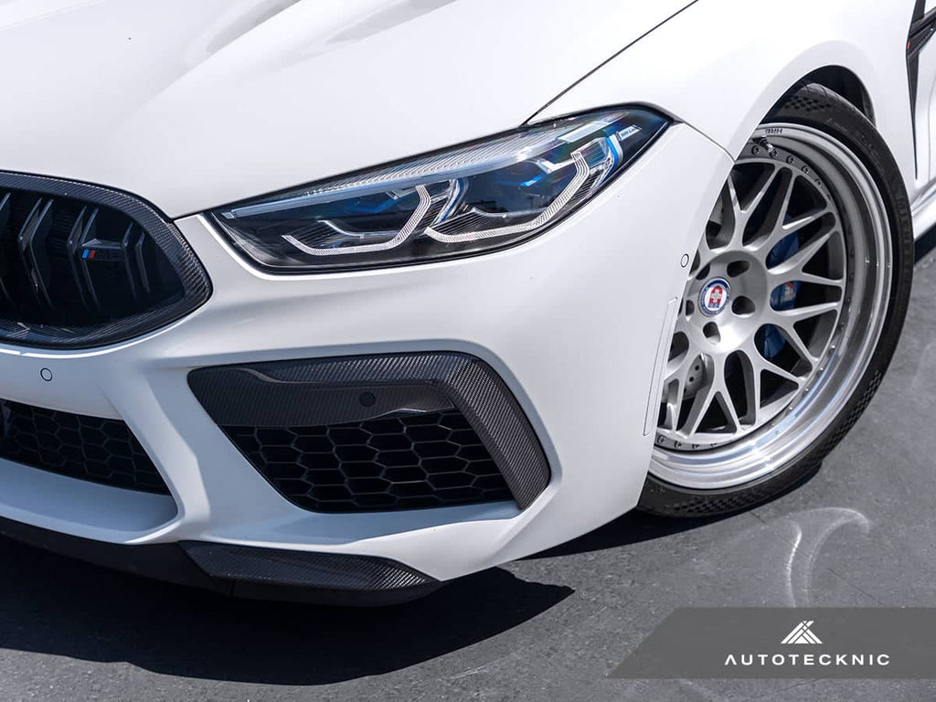 Kies-Motorsports AutoTecknic USA AutoTecknic Performance Dry Carbon Bumper Trim Set - F9X M8