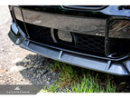 Kies-Motorsports AutoTecknic USA AutoTecknic Performance Dry Carbon Front Lip Set - BMW G06 X6 M-Sport