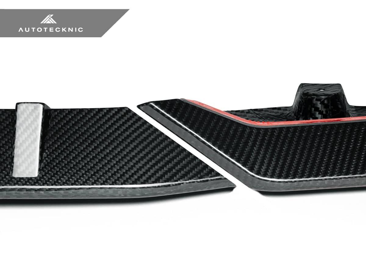 Kies-Motorsports AutoTecknic USA AutoTecknic Performance Dry Carbon Front Lip Set - F95 X5M