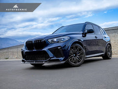 Kies-Motorsports AutoTecknic USA AutoTecknic Performance Dry Carbon Front Lip Set - F95 X5M