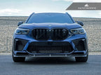 Kies-Motorsports AutoTecknic USA AutoTecknic Performance Dry Carbon Front Lip Set - F95 X5M
