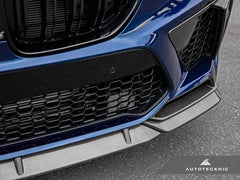 Kies-Motorsports AutoTecknic USA AutoTecknic Performance Dry Carbon Front Lip Set - F95 X5M