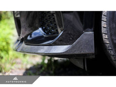 Kies-Motorsports AutoTecknic USA AutoTecknic Performance Dry Carbon Front Lip Set - G06 X6 M-Sport