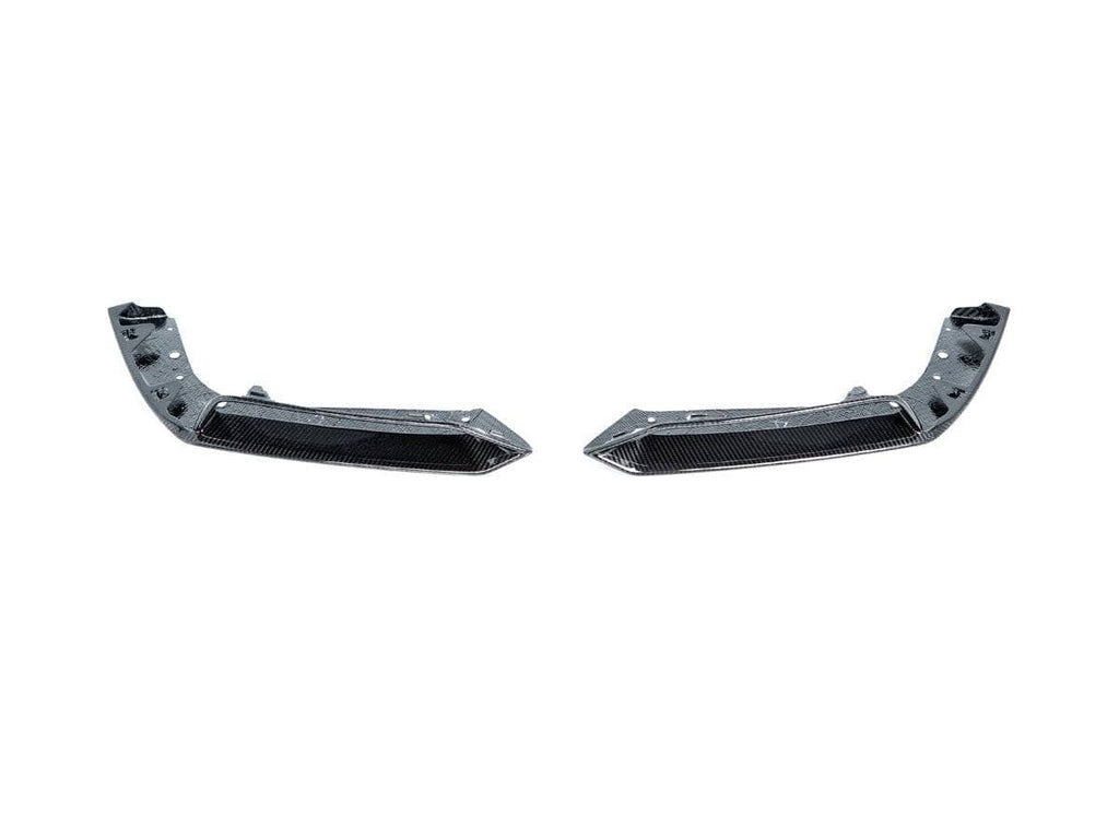 Kies-Motorsports AutoTecknic USA AutoTecknic Performance Dry Carbon Splitter Set - BMW F95 X5M