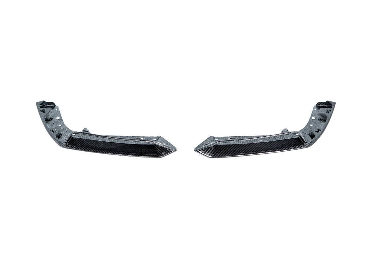 Kies-Motorsports AutoTecknic USA AutoTecknic Performance Dry Carbon Splitter Set - BMW F95 X5M