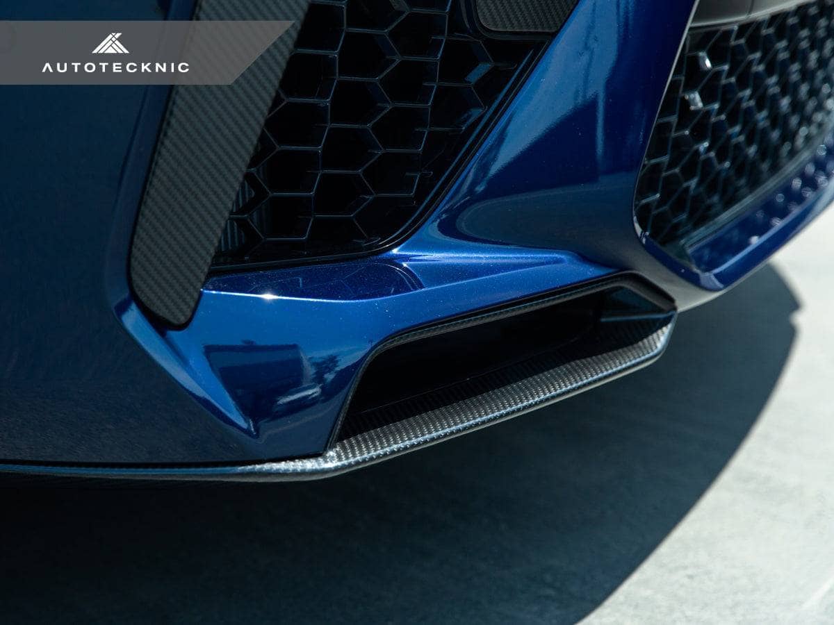 Kies-Motorsports AutoTecknic USA AutoTecknic Performance Dry Carbon Splitter Set - F95 X5M