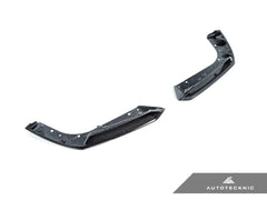 Kies-Motorsports AutoTecknic USA AutoTecknic Performance Dry Carbon Splitter Set - F95 X5M