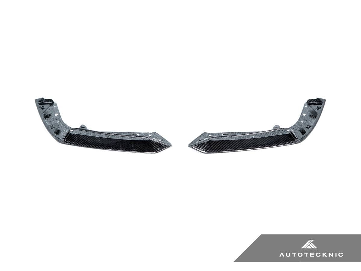 Kies-Motorsports AutoTecknic USA AutoTecknic Performance Dry Carbon Splitter Set - F95 X5M