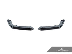 Kies-Motorsports AutoTecknic USA AutoTecknic Performance Dry Carbon Splitter Set - F95 X5M