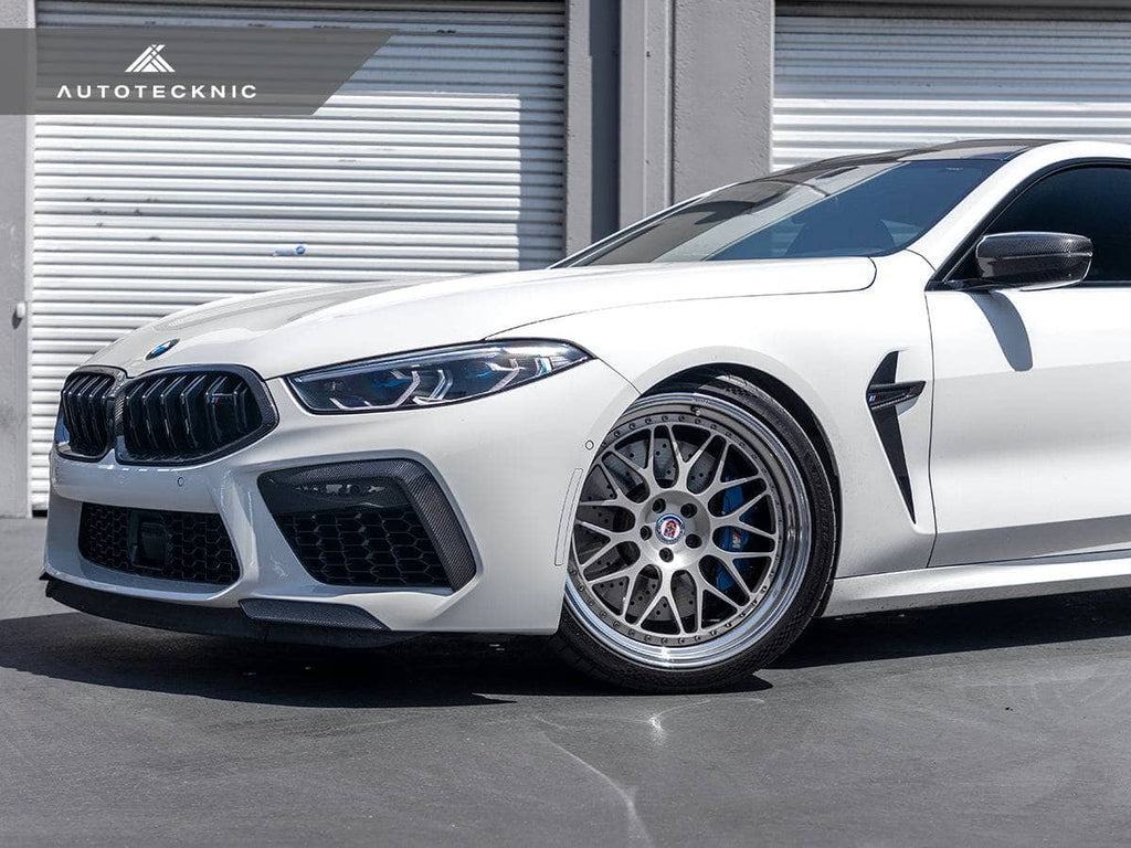 Kies-Motorsports AutoTecknic USA AutoTecknic Performance Dry Carbon Splitter Set - F9X M8