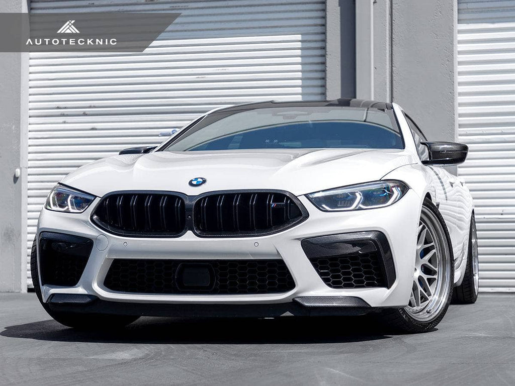 Kies-Motorsports AutoTecknic USA AutoTecknic Performance Dry Carbon Splitter Set - F9X M8