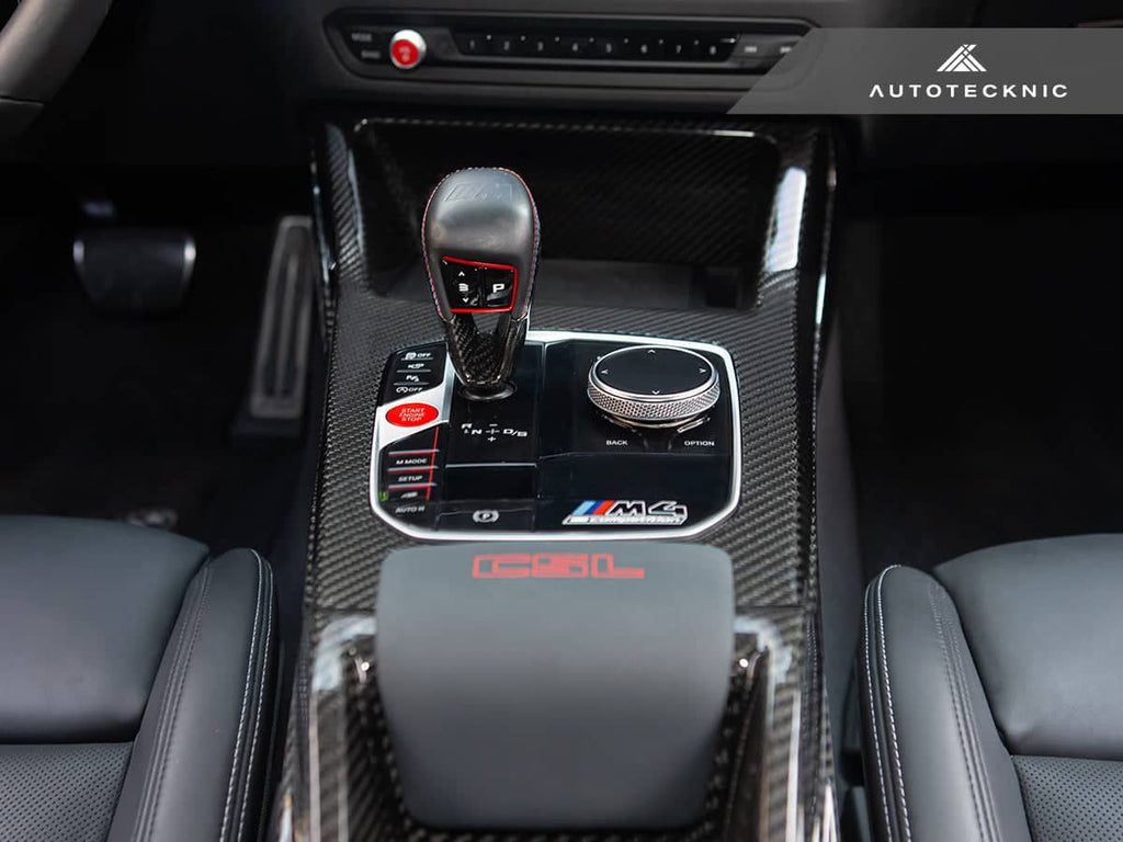 Kies-Motorsports AutoTecknic USA AutoTecknic Pre-Preg Carbon CSL Center Console - BMW G8X M2 / M3 / M4 (Automatic)