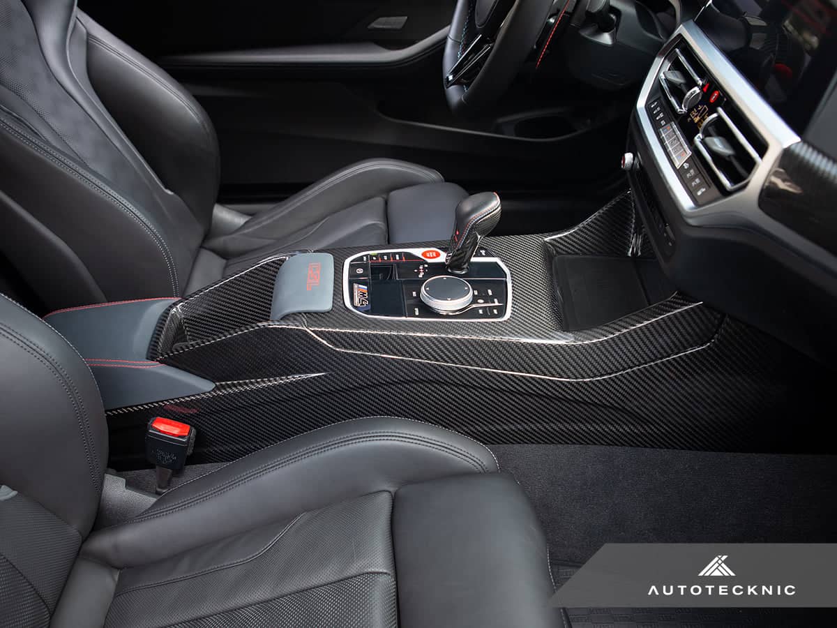 Kies-Motorsports AutoTecknic USA AutoTecknic Pre-Preg Carbon CSL Center Console - BMW G8X M2 / M3 / M4 (Automatic)