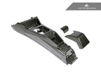 Kies-Motorsports AutoTecknic USA AutoTecknic Pre-Preg Carbon CSL Center Console - BMW G8X M2 / M3 / M4 (Automatic) 2x2 Twill Carbon Fiber | Gloss Finish / Carbon Hand Pad + Armrest / Left Hand Drive (LHD) | Automatic