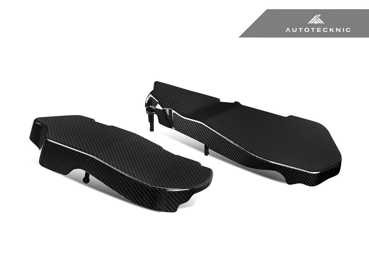 Kies-Motorsports AutoTecknic USA AutoTecknic Pre-Preg Carbon Engine Cover Extension Set - G90/ G99 M5