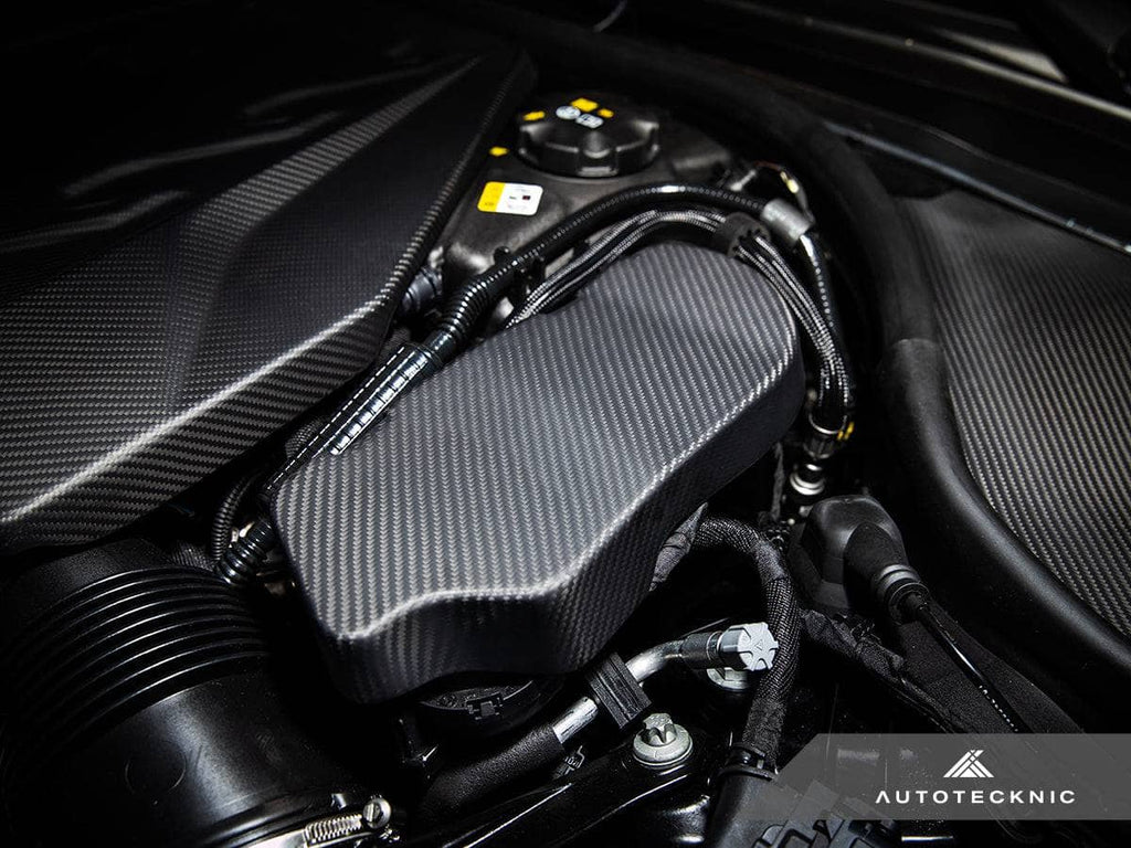 Kies-Motorsports AutoTecknic USA AutoTecknic Pre-Preg Carbon Engine Cover Extension Set - G90/ G99 M5