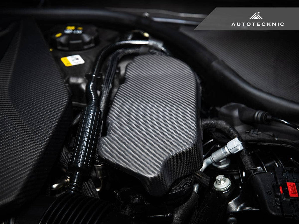Kies-Motorsports AutoTecknic USA AutoTecknic Pre-Preg Carbon Engine Cover Extension Set - G90/ G99 M5