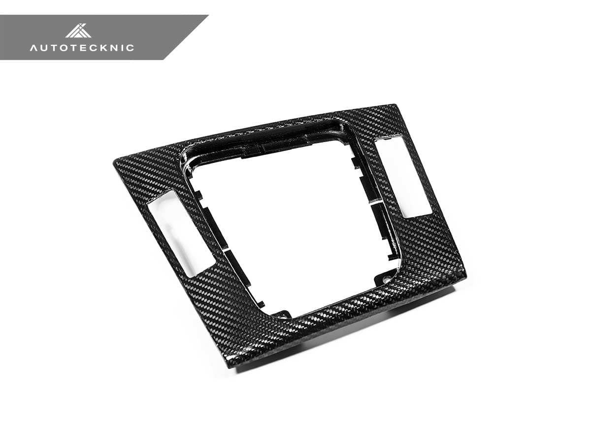 Kies-Motorsports AutoTecknic USA AutoTecknic Pre-Preg Carbon Fiber Center Console – BMW E46 M3 (Manual)